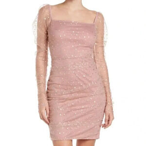 Area Stars Long Sleeve Mini Dress